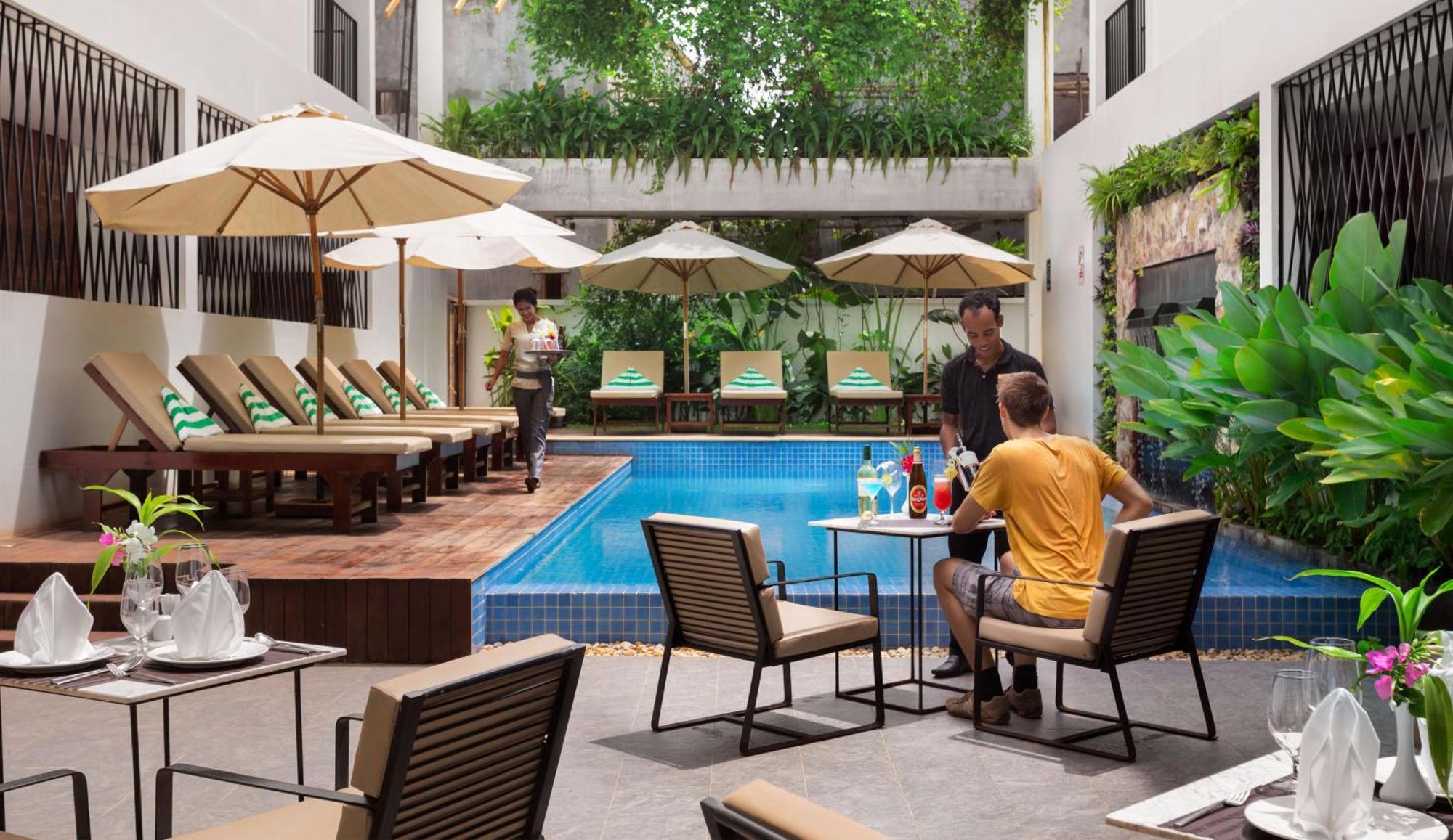 The Calm Oasis Hotel Siem Reap Exterior foto