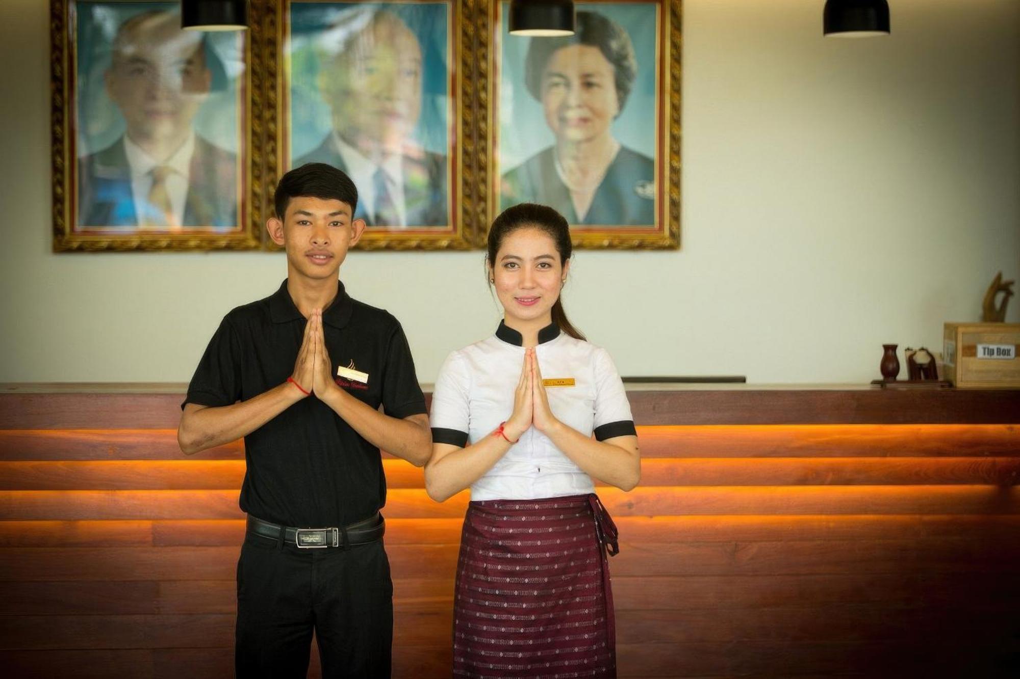 The Calm Oasis Hotel Siem Reap Exterior foto
